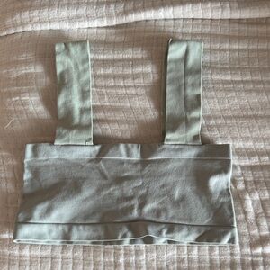 Free People Light Green Crop Top Bralette